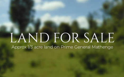 Approx 1/3 Acre Land for Sale for Redevelopment on Prime General Mathenge