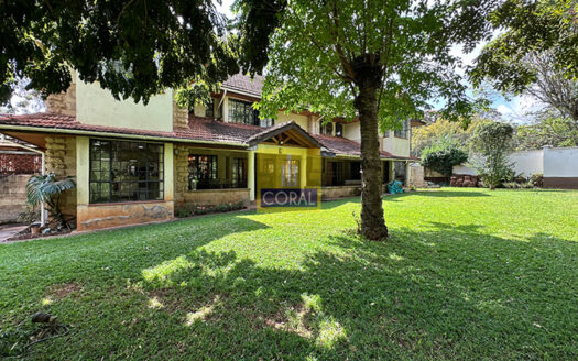 Lower Kabete Gated Corner Home with Expansive Private Garden/for sale
