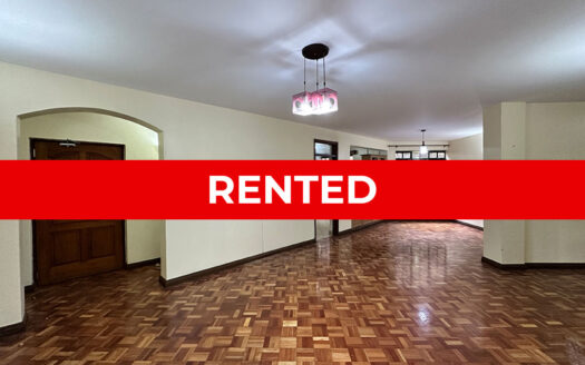 Classic Spacious 3-Bedroom Unfurnished Apartment + DSQ  for Rent  – Riverside