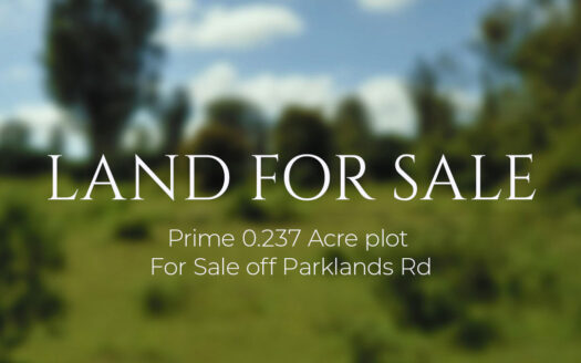Prime Land for Sale – Approx 1/4 acre, Just Off Parklands Road